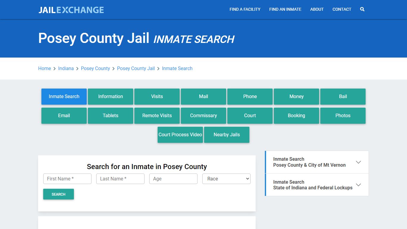 Posey County Jail, IN Inmate Search: Roster & Mugshots - Jail Exchange